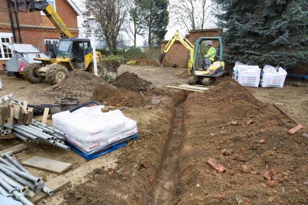 Drainage Ditch Digging in Bryan