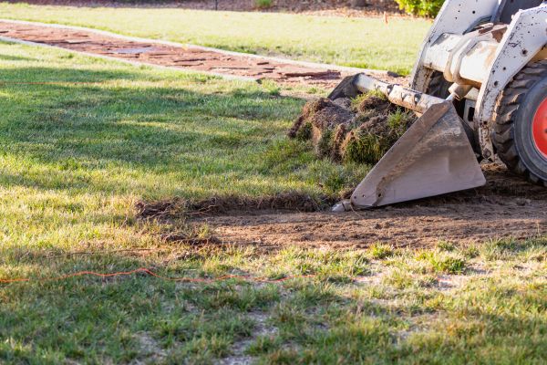 Yard Drainage Grading in Bryan