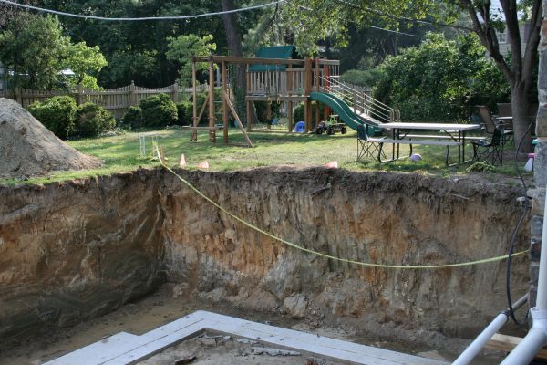 Footer Digging in Bryan
