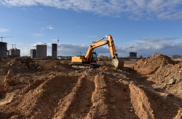 Drainage Trench Excavation in Bryan