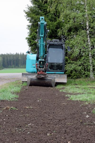 Backhoe Grading in Bryan