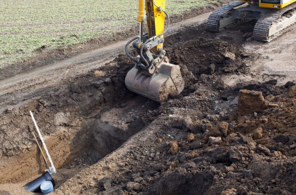 Backhoe Trenching in Bryan