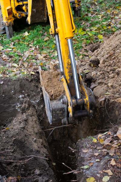 Sewer Tank Excavation in Bryan