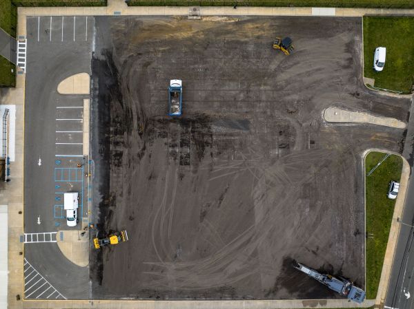 Parking Lot Excavation in Bryan