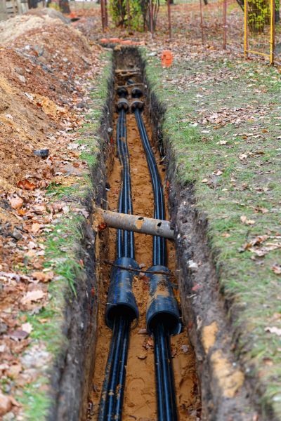 Electrical Line Excavation in Bryan